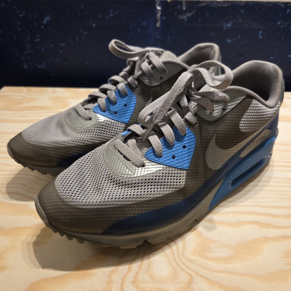 Nike Air Max 90 Hyperfuse - Midnight Fog w/ Blue Glow - Size 12